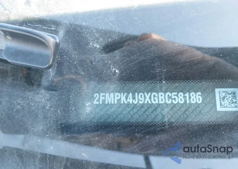 2016 Ford Edge Sel z USA, uszkodzony, nr VIN 2FMPK4J9XGBC58186